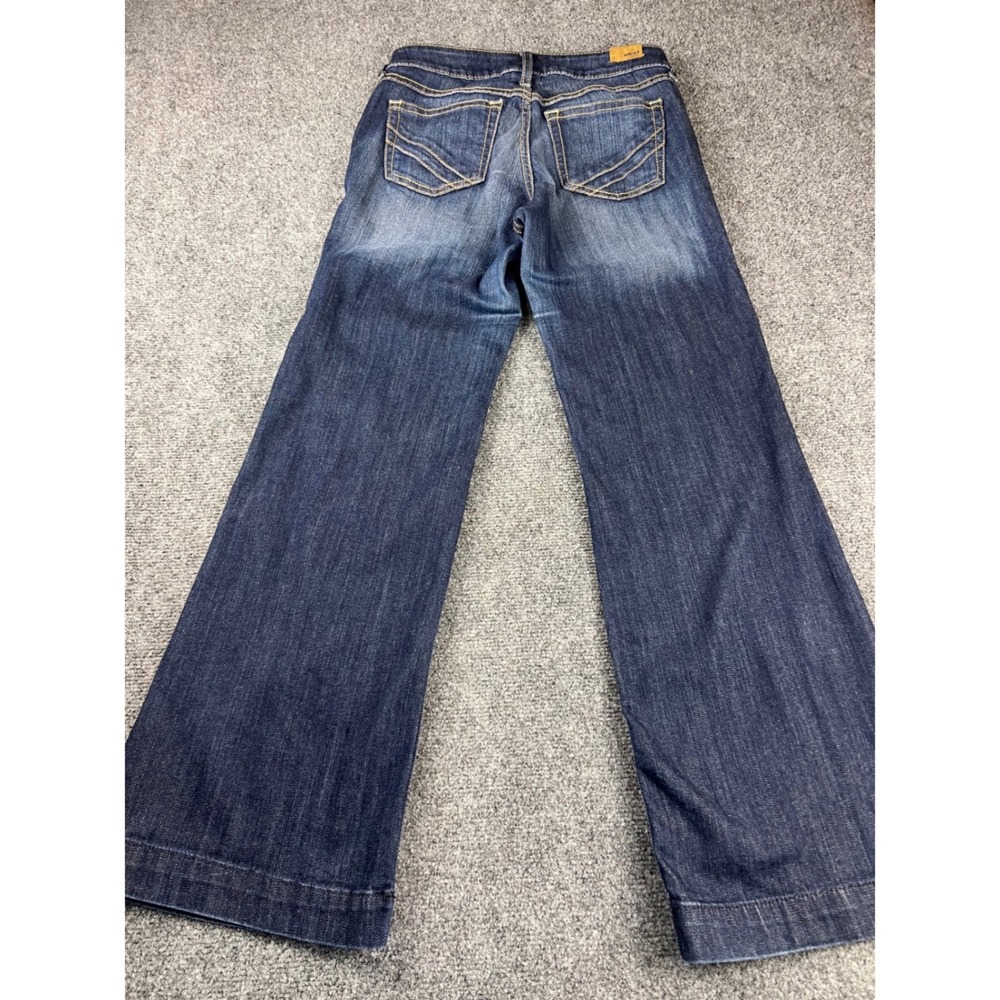 Ariat Denim Perfect Rise Trouser Jeans Dark Wash Wide Leg 29S Western - Picture 5 of 10